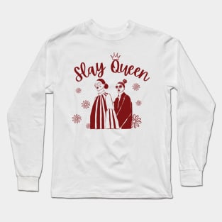 Queen of Confidence: Slaying in Style Long Sleeve T-Shirt